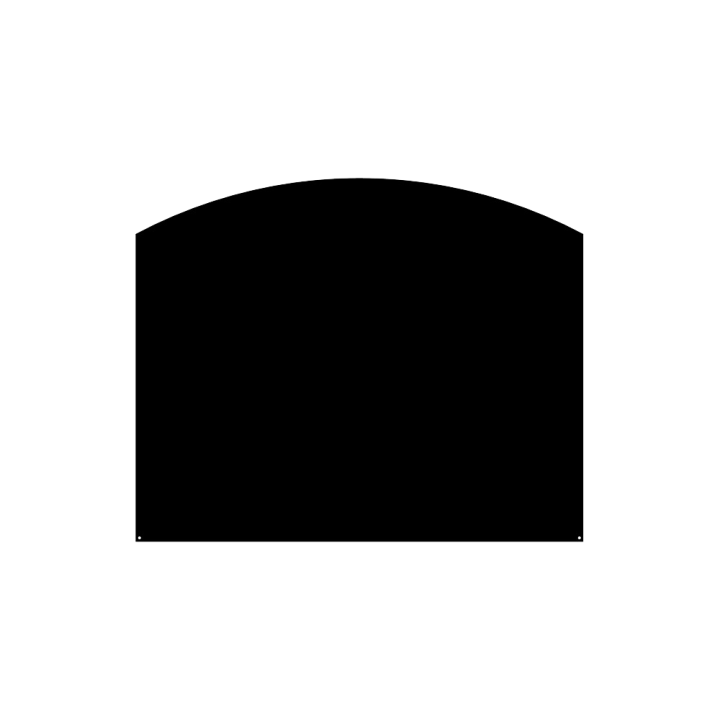 Plaque De Sol Arrondie 100X80 Cm - Ref DN-017.PSA4N3