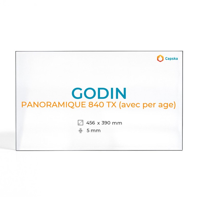 Cristall Godin PANORAMIQUE 840 TX - Vidre Rectangle Perforat