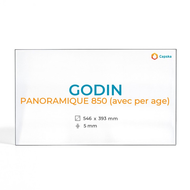 Cristall Godin PANORAMIQUE 850 - Vidre Rectangle Perforat