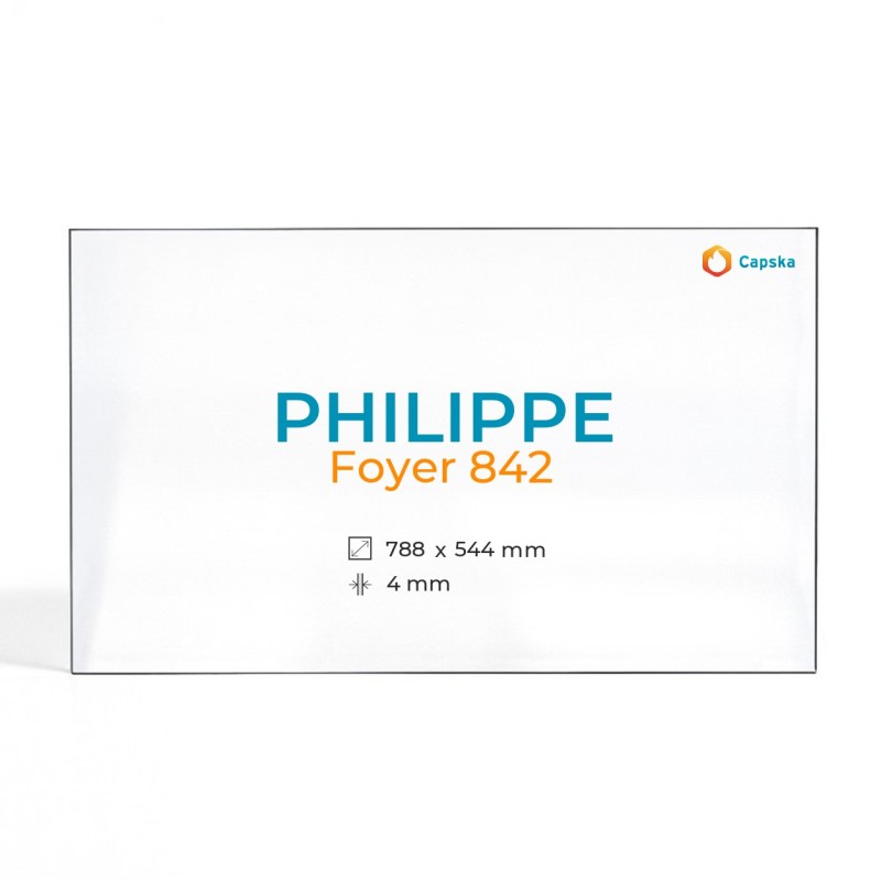 Vidre Philippe FOYER 842 per a insert - Rectangular