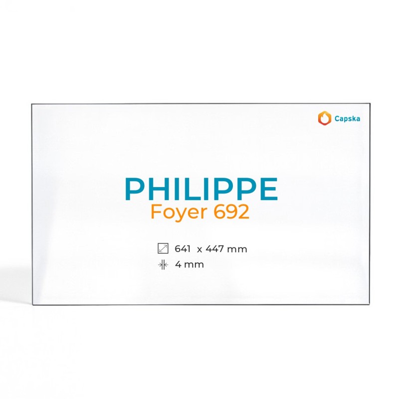 Vidre Philippe FOYER 692 per a insert - Rectangular