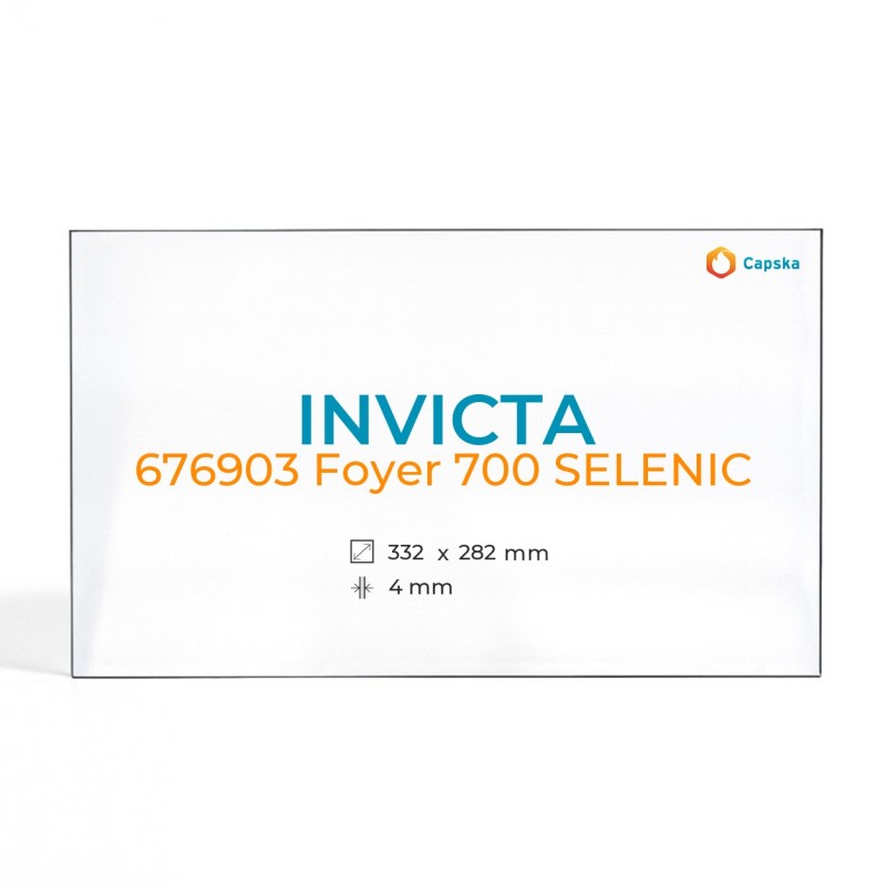 Cristal Invicta 676903 FOYER 700 SELENIC - Vidrio Rectángulo Lateral