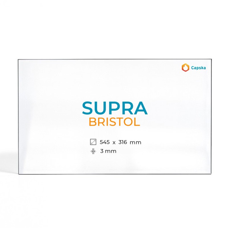Cristall Supra BRISTOL - Vidre Rectangle per estufa de llenya