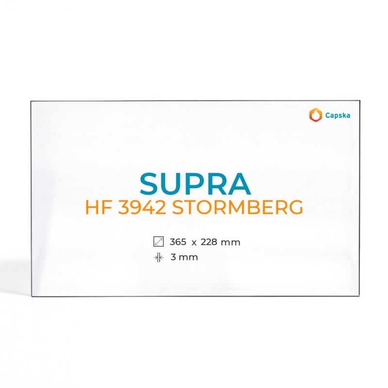 Cristal Supra HF 3942 STORMBERG - Vidrio para estufa de leña