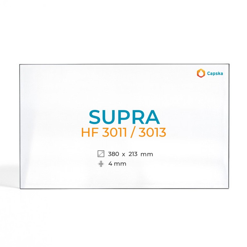Cristall Supra HF 3011 / 3013 - Vidre Rectangle per xemeneia