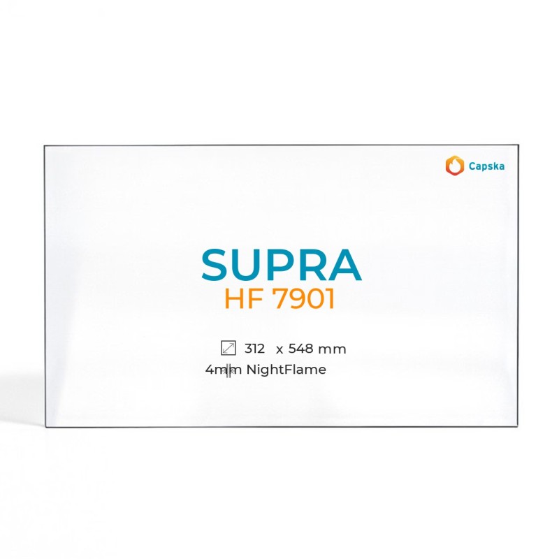 Cristall Supra HF 7901 - Vidre Rectangle per estufa de llenya