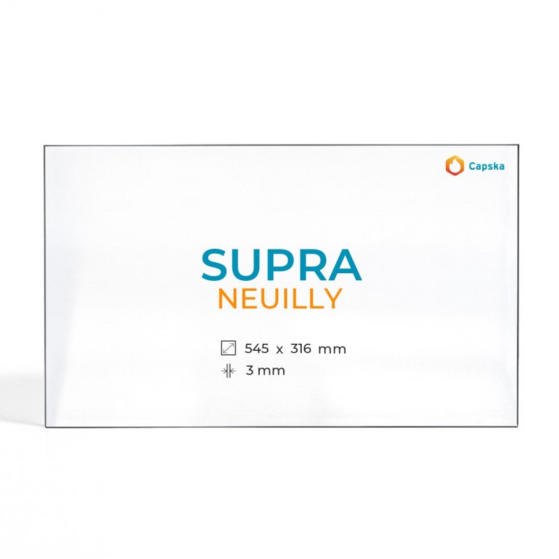 Cristall Supra NEUILLY - Vidre Rectangle per estufa de llenya