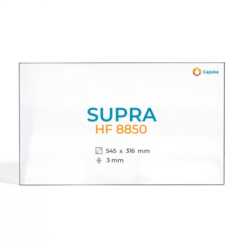 Cristall Supra HF 8850 - Vidre Rectangle per xemeneia