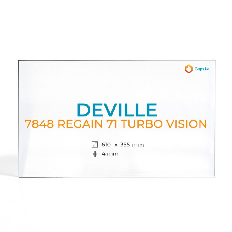 Vidre de xemeneia Deville 7848 REGAIN 71 TURBO VISION