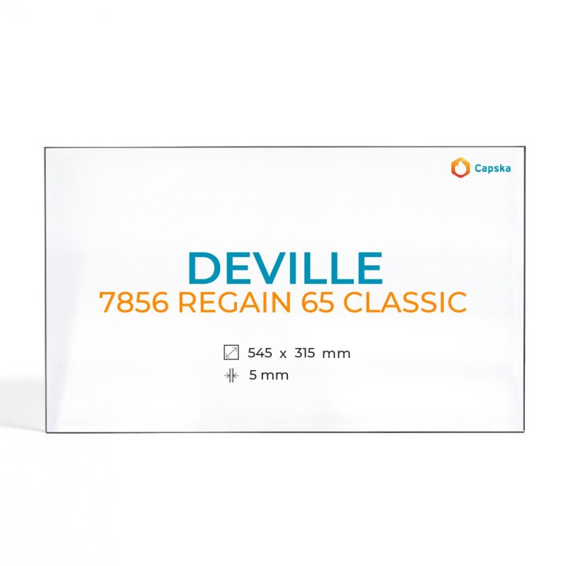 Vidrio para inserto de chimenea Deville 7856 REGAIN 65 CLASSIC