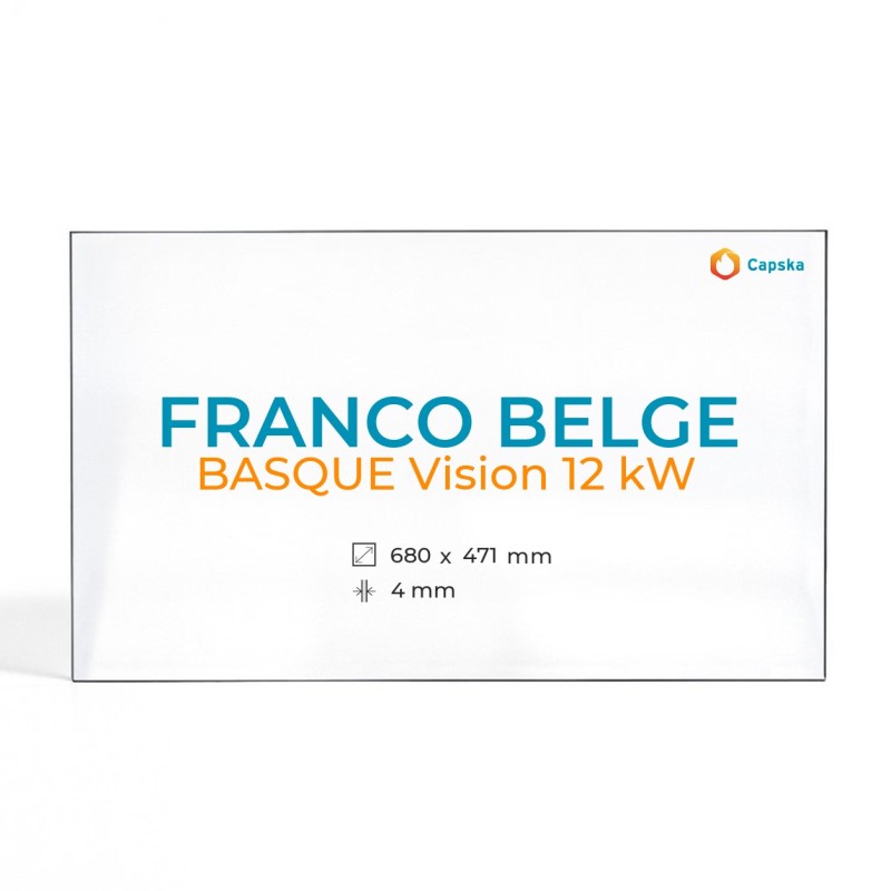 Vidrio Franco Belge BASQUE VISION 12 kW - Rectángulo Serigrafiado