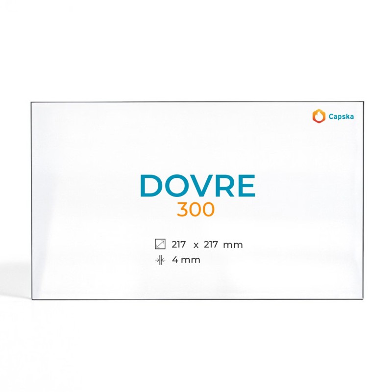 Cristall Dovre 300 - Vidre Rectangle per estufa de llenya