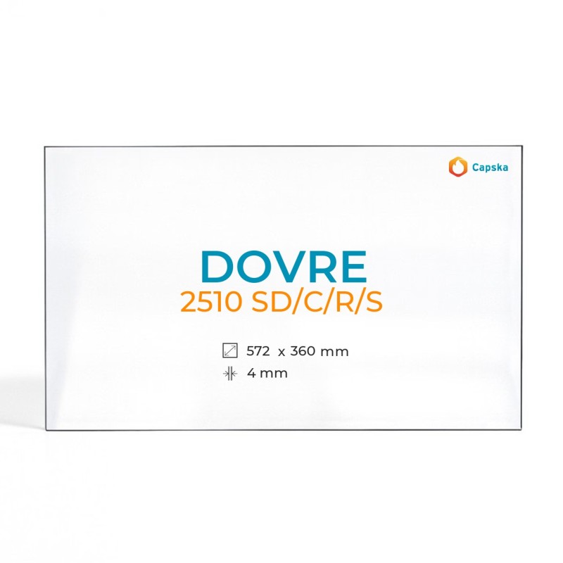 Vidre ceràmic Dovre 2510 SD/C/R/S - Rectangle 572x360x4mm