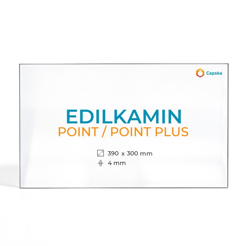 Vidre Rectangle per Estufa de llenya Edilkamin POINT / POINT PLUS