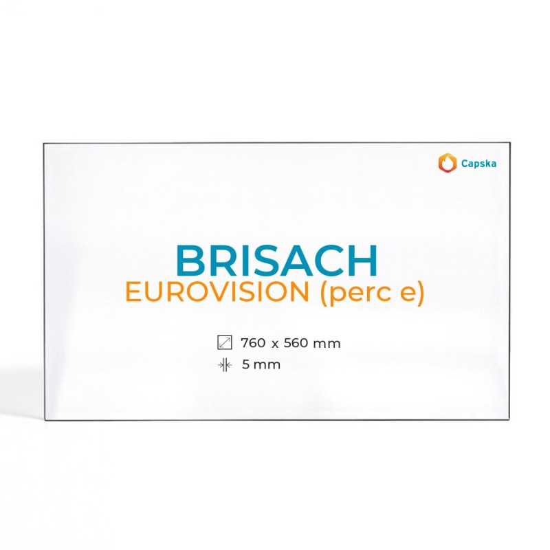 Cristall Brisach EUROVISION (amb forats) - Vidre Rectangle Perforat