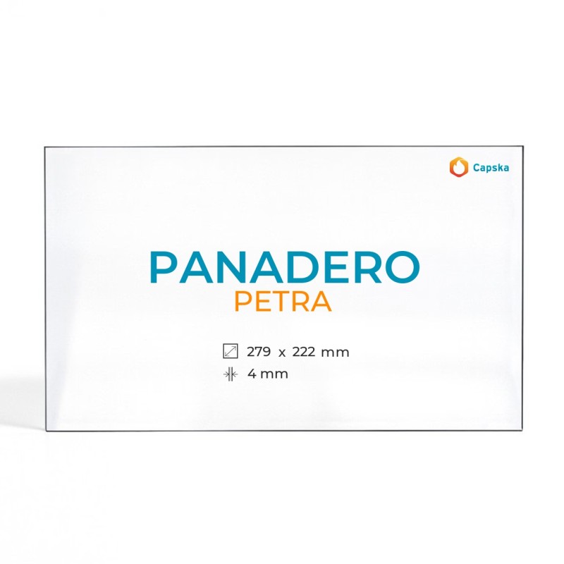 Vidre ceràmic Panadero PETRA - Rectangle 279x222x4 mm