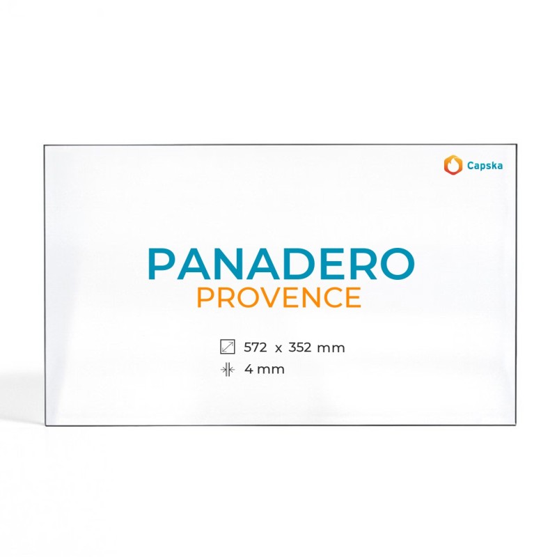 Cristal Panadero PROVENCE - Vidrio Rectángulo para estufa de leña