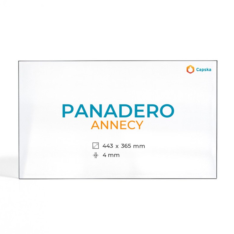 Cristal Panadero ANNECY - Vidrio Rectángulo para estufa de leña
