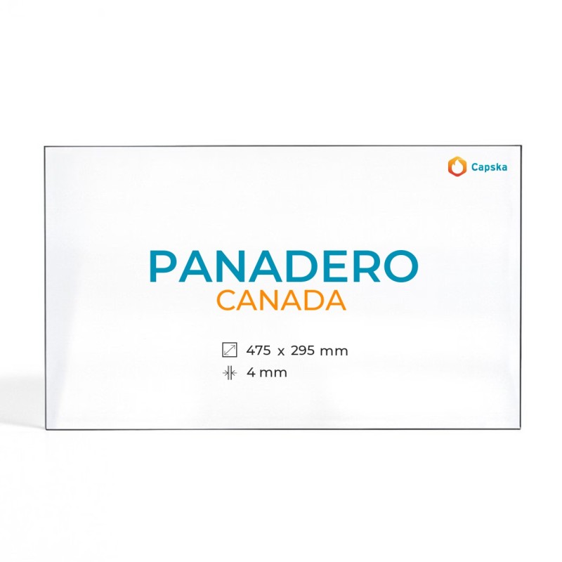 Vidre rectangular frontal Panadero Canada per a estufes - Capska
