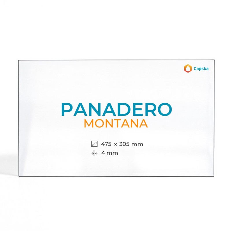 Vidre rectangular principal Panadero Montana per a estufa - Capska