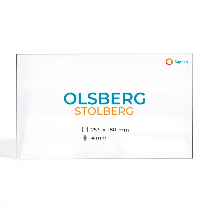 Cristall Olsberg STOLBERG - Vidre Rectangle per estufa de llenya