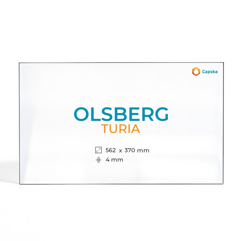 Cristall Olsberg TURIA - Vidre Rectangle per estufa de llenya