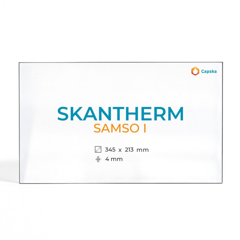 Cristal Skantherm SAMSO I - Vidrio para estufa de leña