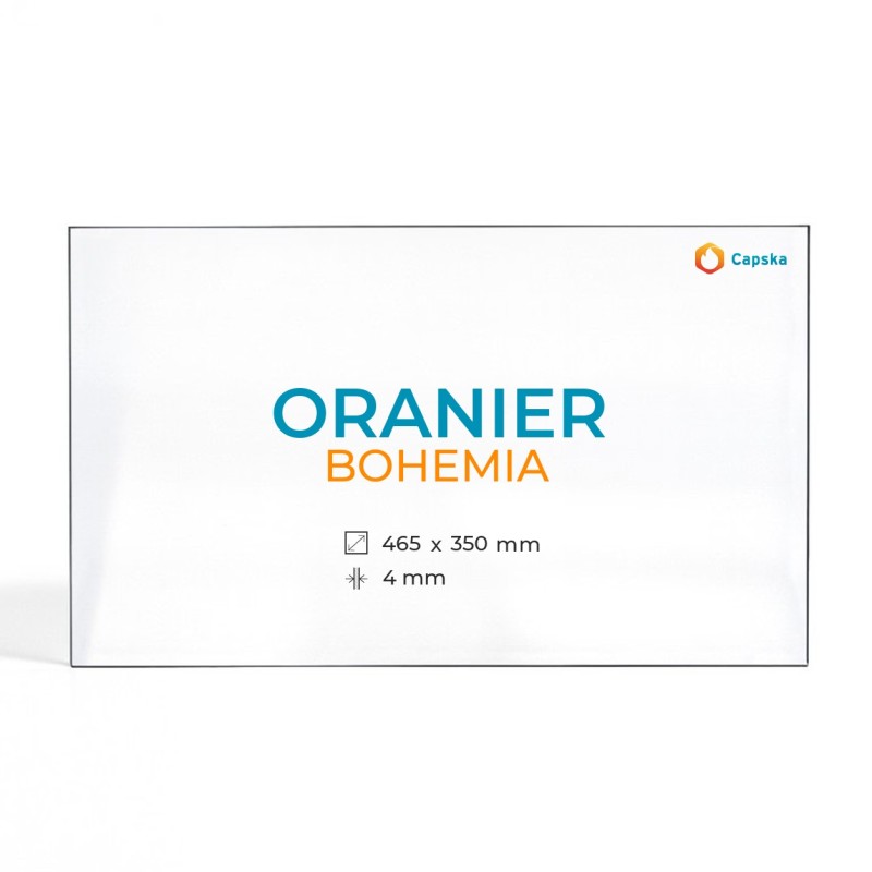 Cristall Oranier BOHEMIA - Vidre Rectangle per estufa de llenya