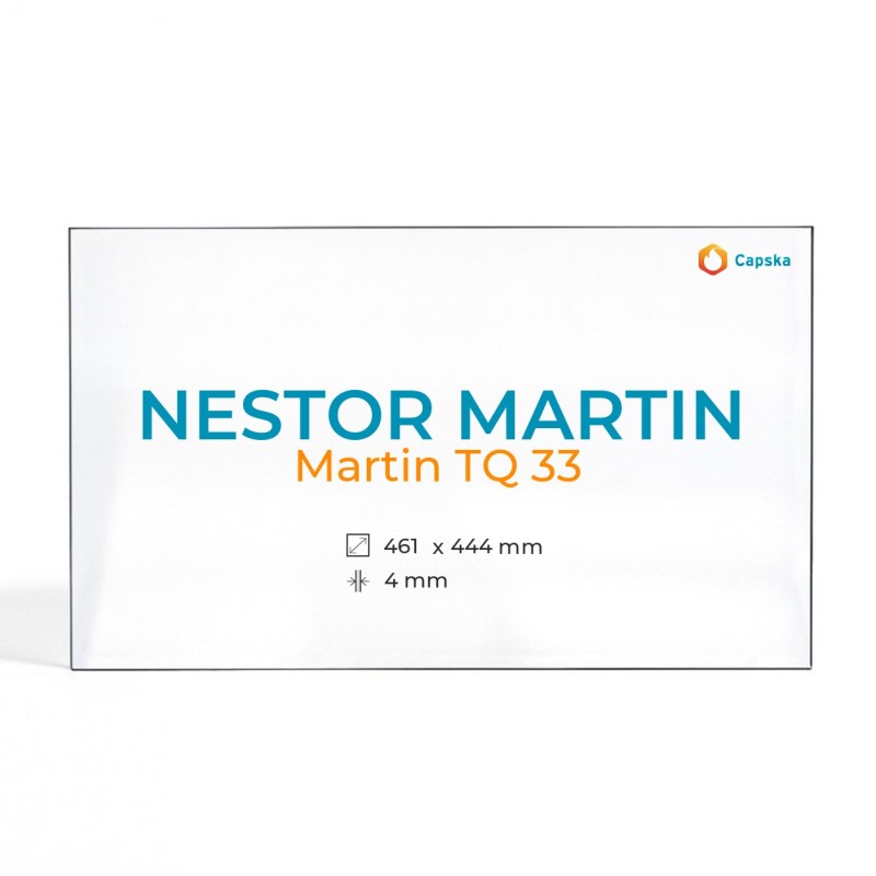 Vidre ceràmic per estufa de llenya - Cristall Nestor Martin MARTIN TQ 33