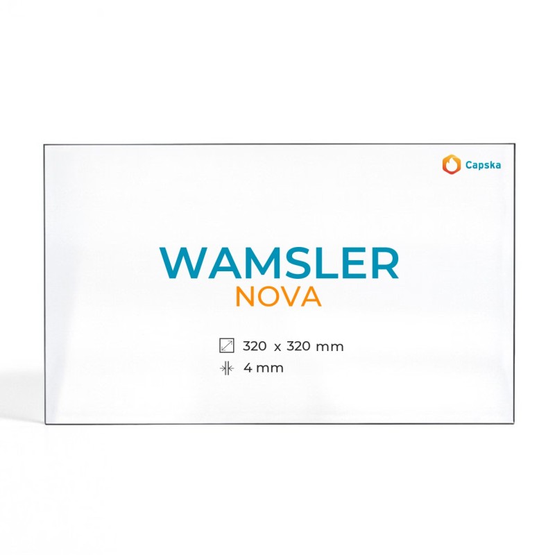 Cristal Wamsler NOVA - Vidrio para estufa de leña