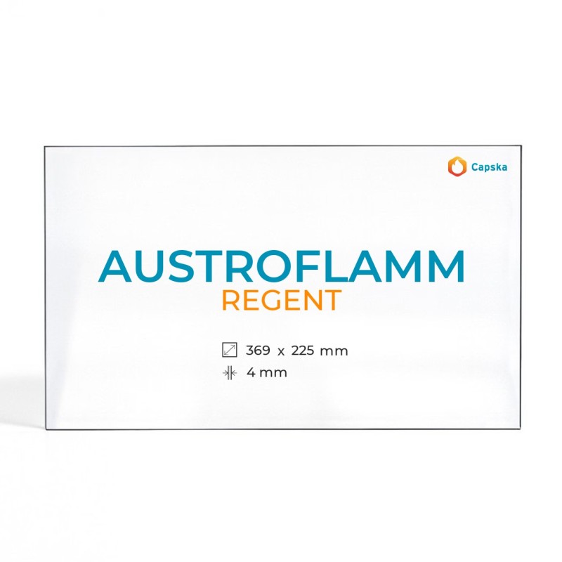 Cristall Austroflamm REGENT - Vidre Rectangle per estufa de llenya