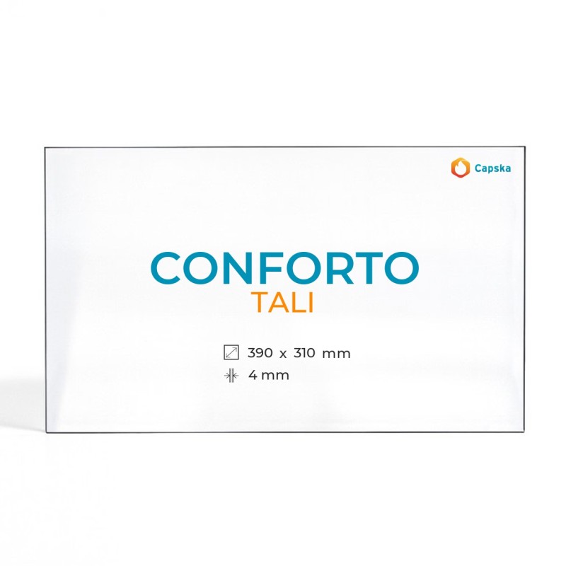 Cristall Conforto TALI - Vidre Rectangle per estufa de llenya