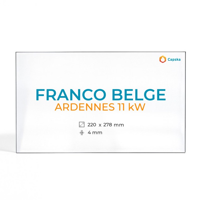 Cristall Franco Belge ARDENNES 11 kW - Vidre 1 angle arrodonit Esquerre