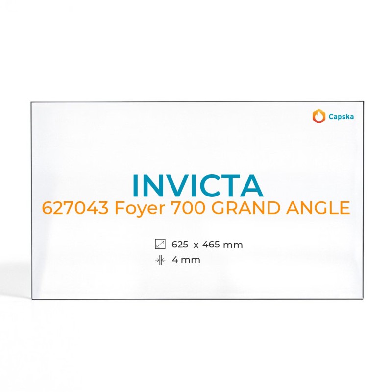 Cristal Invicta 627043 FOYER 700 GRAND ANGLE - Vidrio Rectángulo Serigrafiado