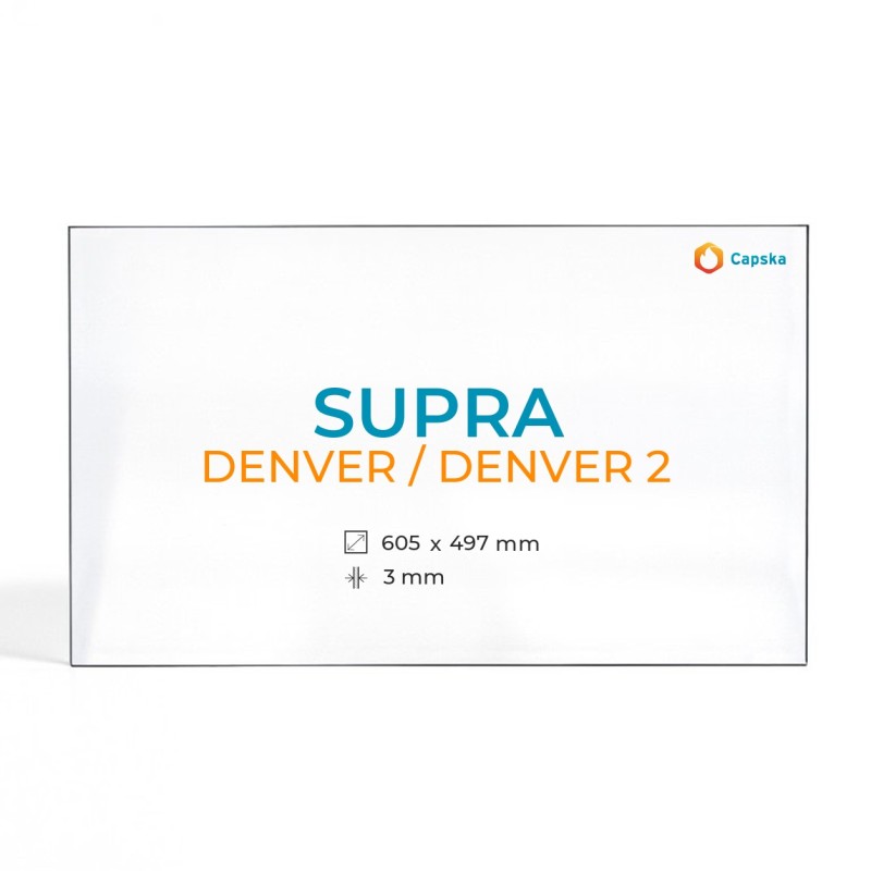 Vidre Supra Denver / Denver 2 per Estufa de Llenya - Schott Robax