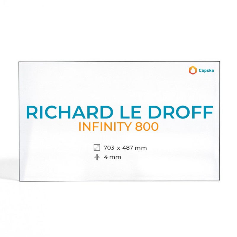 Cristal Richard Le Droff INFINITY 800 - Vidrio Rectángulo Serigrafiado