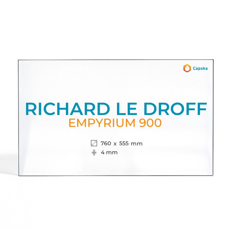 Vidrio cerámico para chimenea Richard Le Droff EMPYRIUM 900