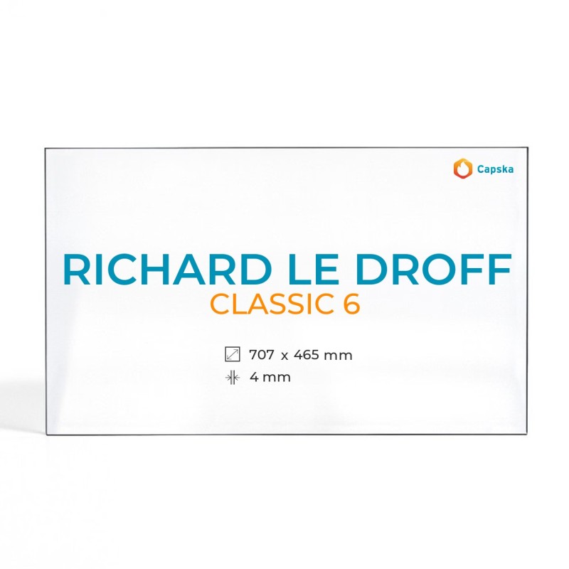 Cristal Richard Le Droff CLASSIC 6 - Vidrio Rectángulo Serigrafiado