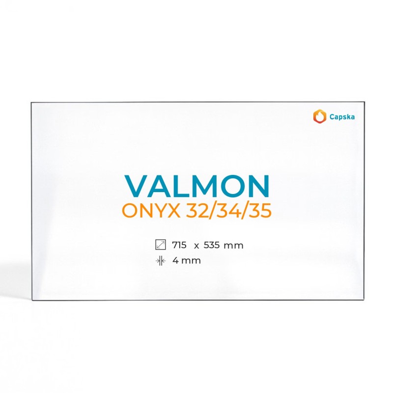 Cristal Valmon ONYX 32/34/35 - Vidrio Rectángulo Serigrafiado