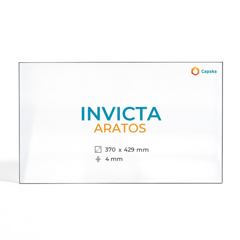 Vidre Trapezi per a Estufa de Llenya Invicta Aratos - Capska