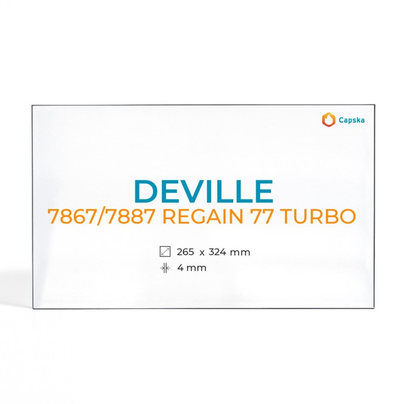 Cristal Deville 7867/7887 REGAIN 77 TURBO - Vidrio Trapecio Rectangular