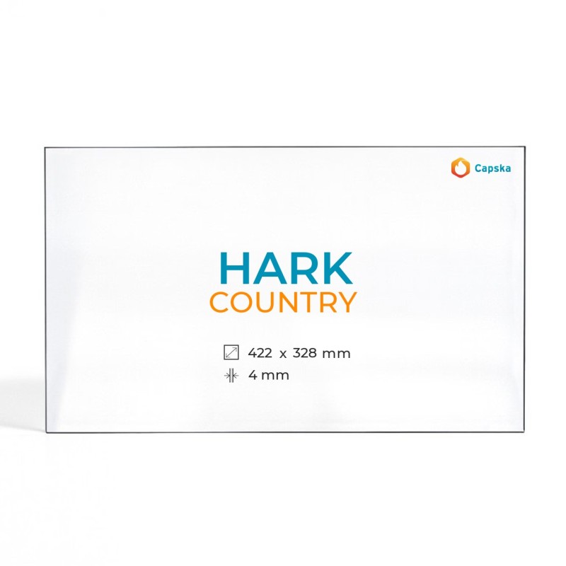 Cristall Hark COUNTRY - Vidre Rectangle per estufa de llenya