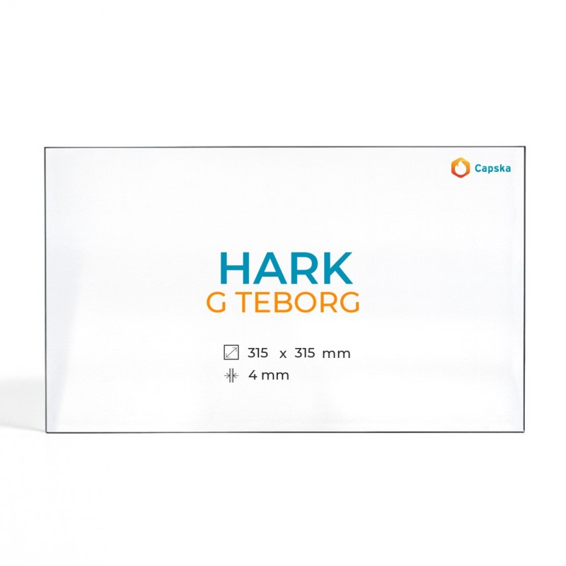 Cristall Hark GÖTEBORG - Vidre Rectangle per estufa de llenya