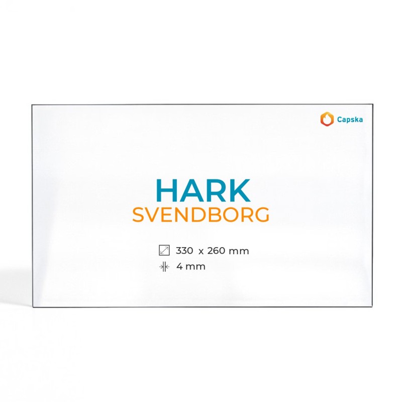 Cristal Hark SVENDBORG - Vidrio Rectángulo para estufa de leña