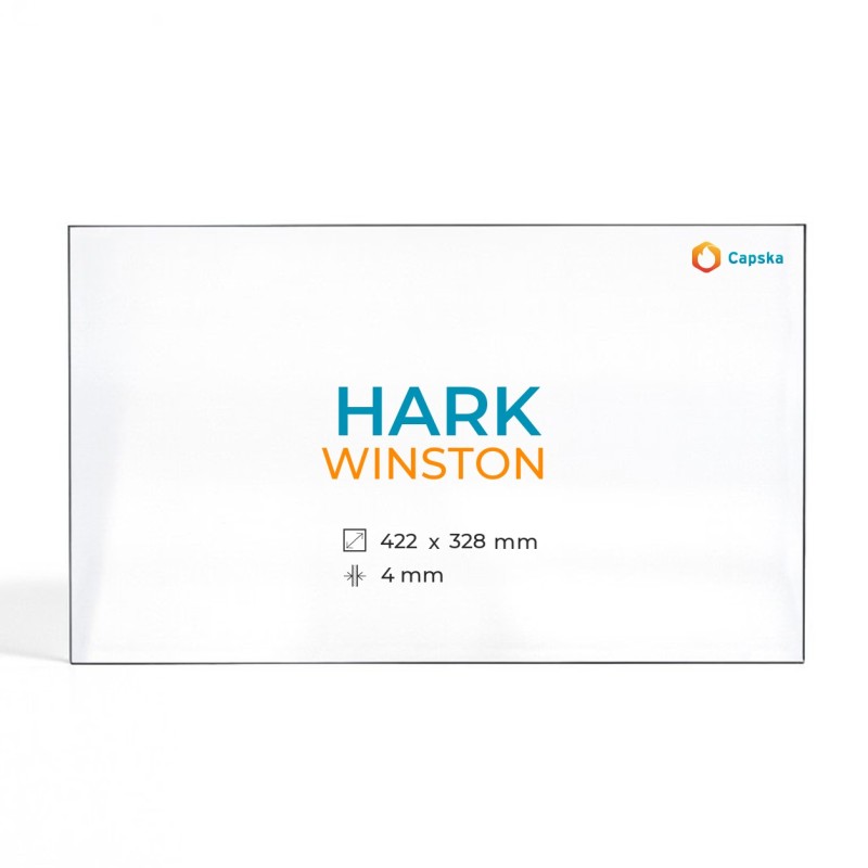 Cristal Hark WINSTON - Vidrio Rectángulo para estufa de leña