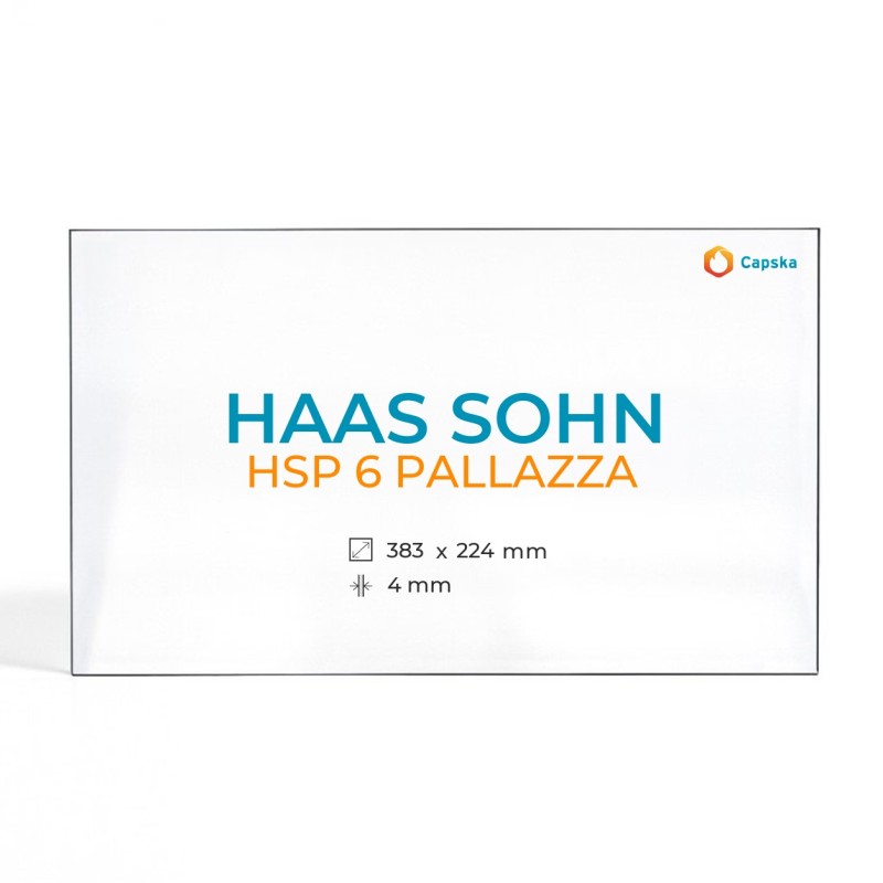 Cristall Haas Sohn HSP 6 PALLAZZA - Vidre Rectangle per estufa de llenya