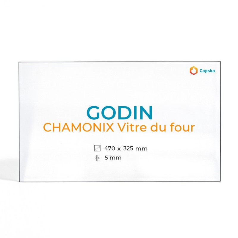 Cristall Godin CHAMONIX VITRE DU FOUR - Vidre Rectangle amb arc