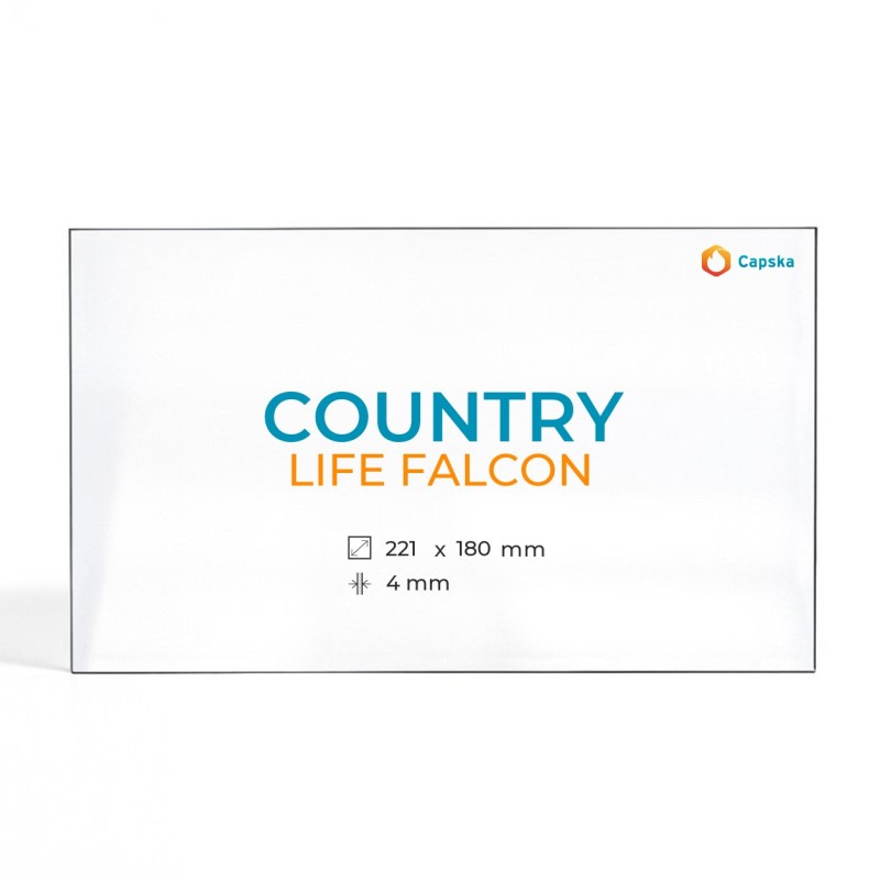Cristal Country LIFE FALCON - Vidrio para estufa de leña