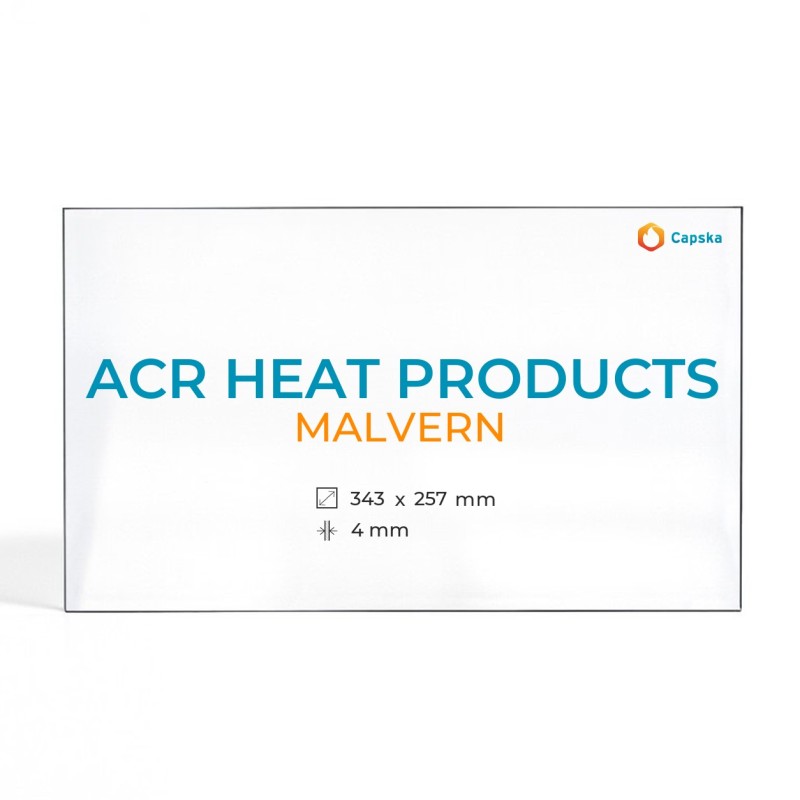Cristal Acr Heat Products MALVERN - Vidrio Rectángulo para estufa de leña