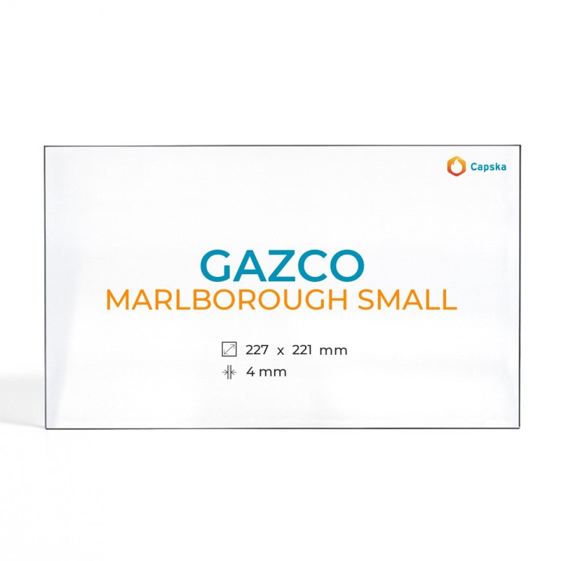 Vidre Rectangle Gazco MARLBOROUGH SMALL per estufa de gas